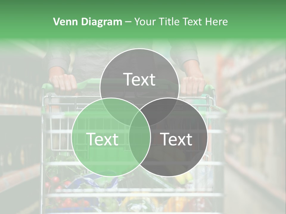 Closeup Consumer Market PowerPoint Template