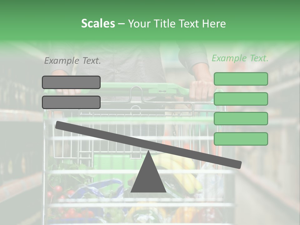 Closeup Consumer Market PowerPoint Template