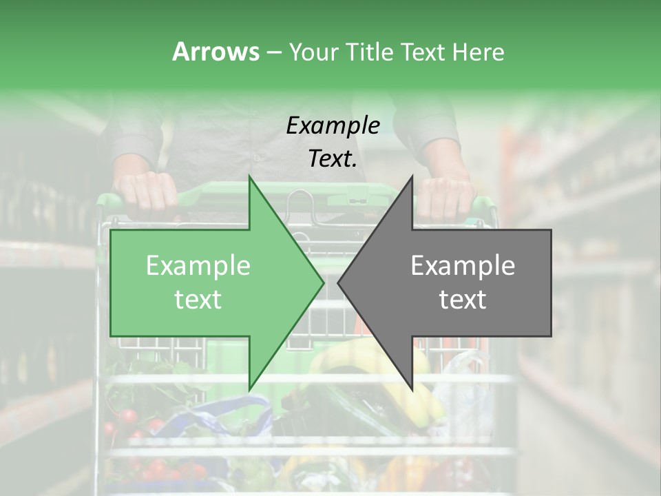 Closeup Consumer Market PowerPoint Template