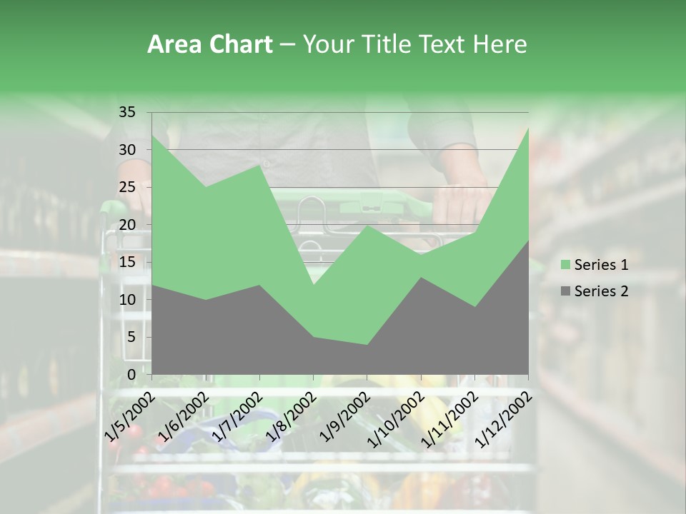 Closeup Consumer Market PowerPoint Template