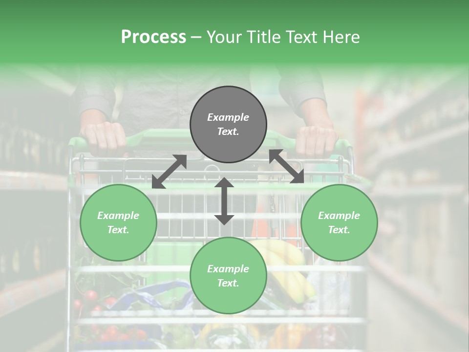 Closeup Consumer Market PowerPoint Template