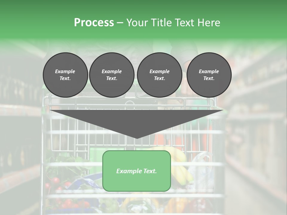Closeup Consumer Market PowerPoint Template