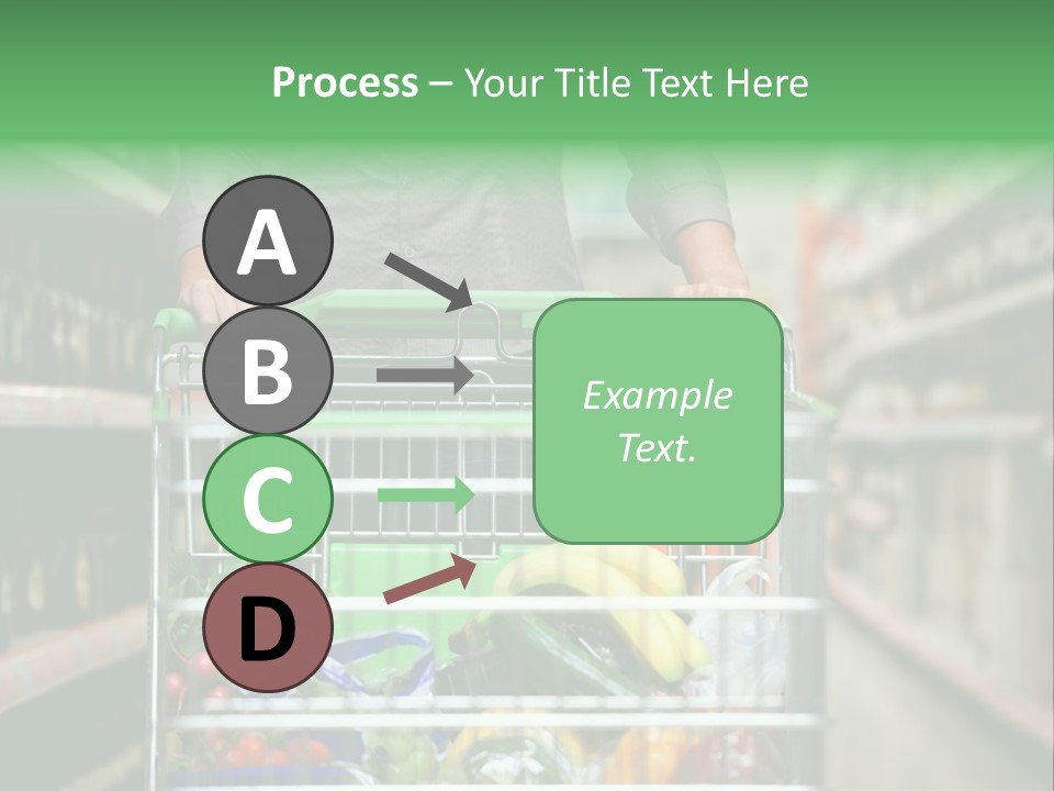 Closeup Consumer Market PowerPoint Template