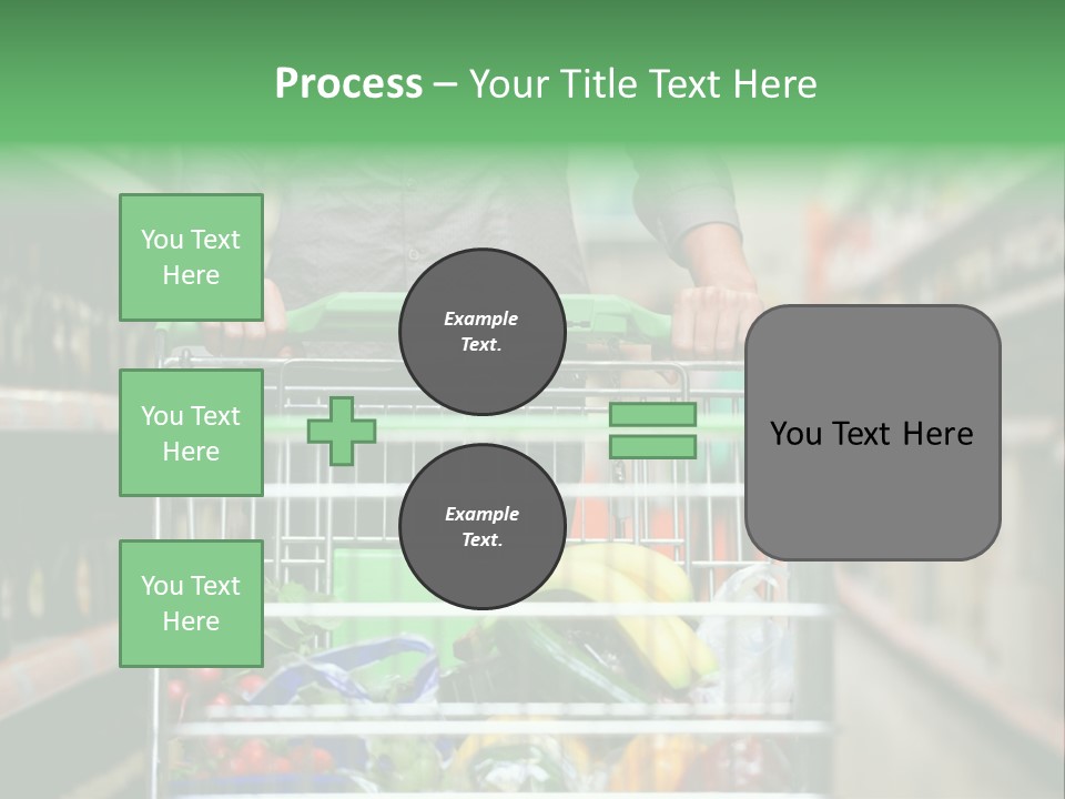 Closeup Consumer Market PowerPoint Template