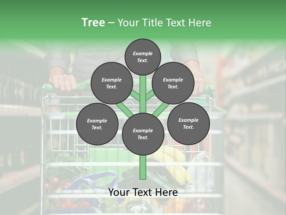 Closeup Consumer Market PowerPoint Template