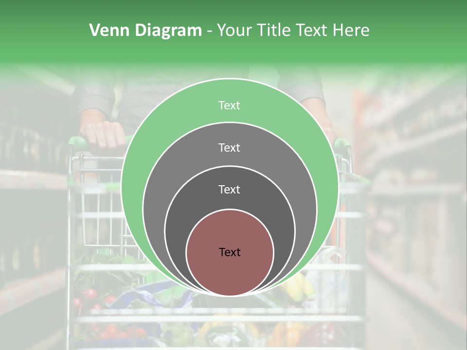 Closeup Consumer Market PowerPoint Template