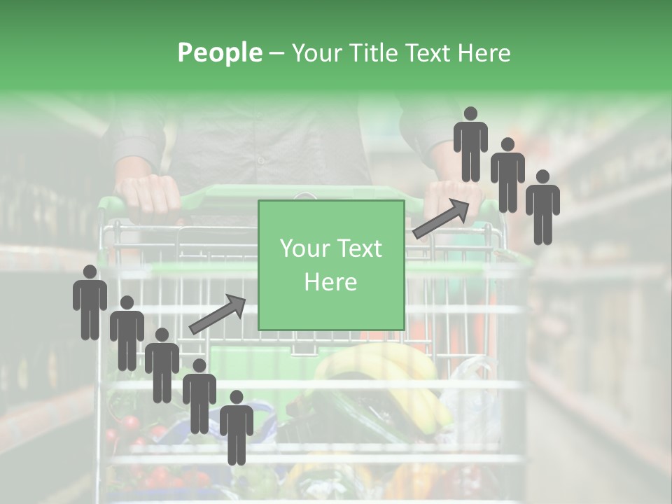 Closeup Consumer Market PowerPoint Template