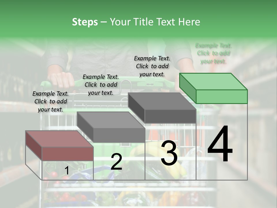 Closeup Consumer Market PowerPoint Template