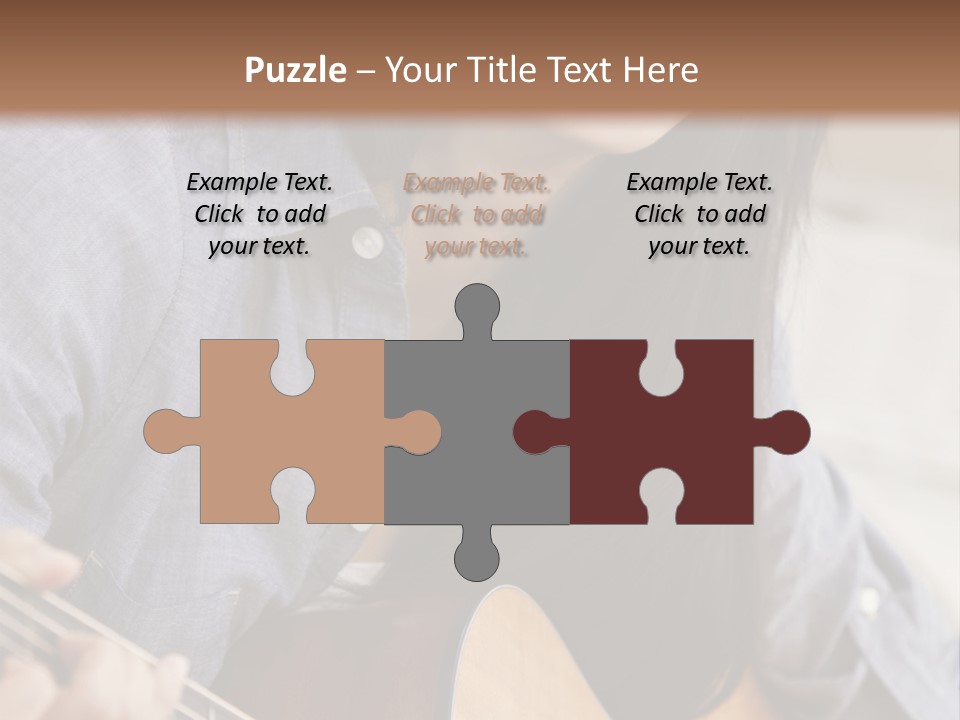 Twenties Guitar Dental PowerPoint Template