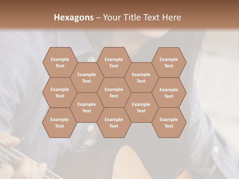 Twenties Guitar Dental PowerPoint Template