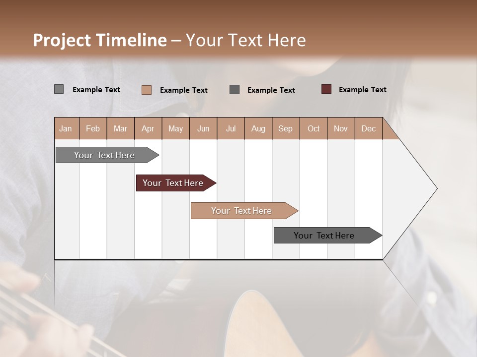 Twenties Guitar Dental PowerPoint Template