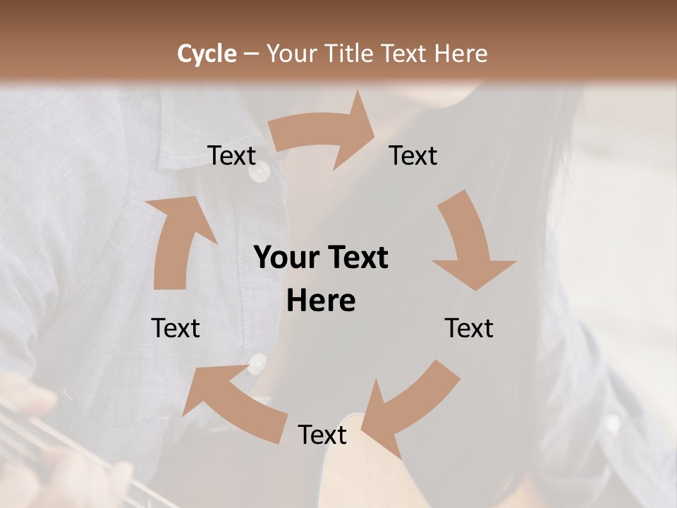 Twenties Guitar Dental PowerPoint Template