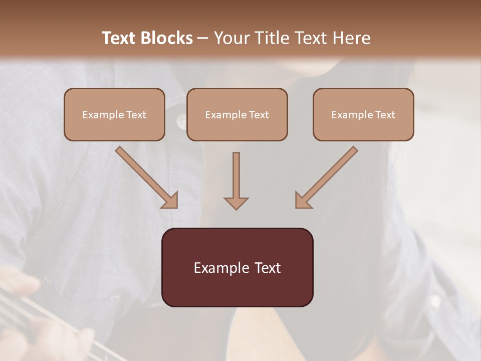 Twenties Guitar Dental PowerPoint Template