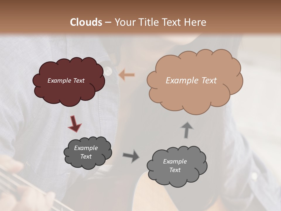 Twenties Guitar Dental PowerPoint Template
