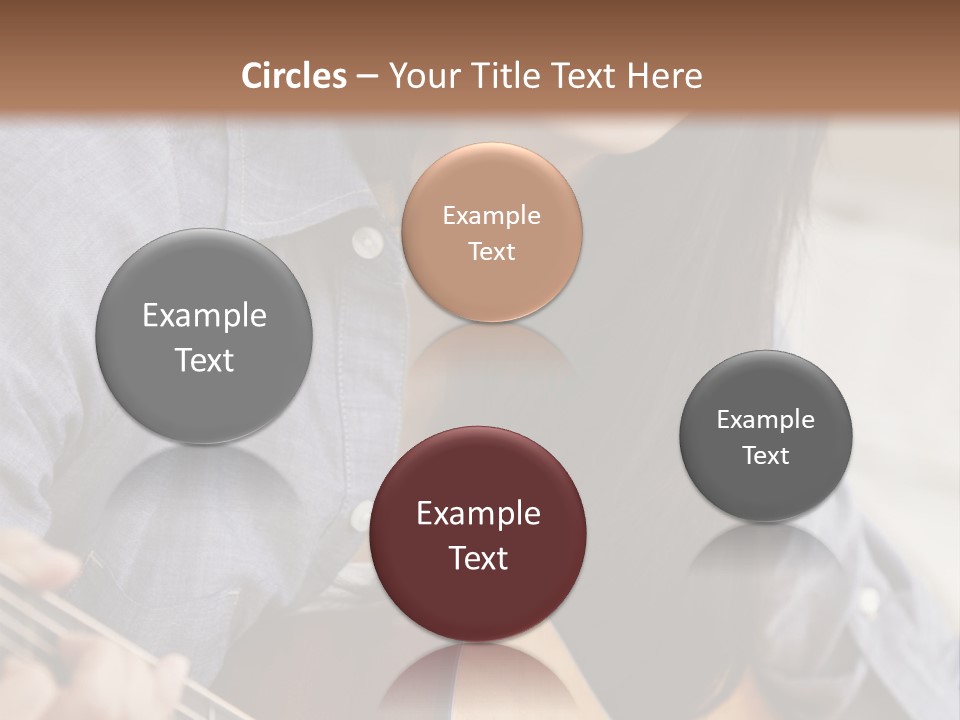 Twenties Guitar Dental PowerPoint Template