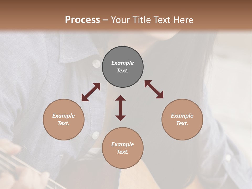 Twenties Guitar Dental PowerPoint Template