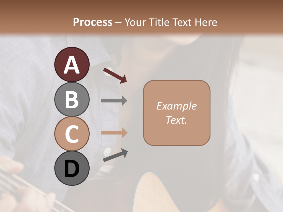 Twenties Guitar Dental PowerPoint Template