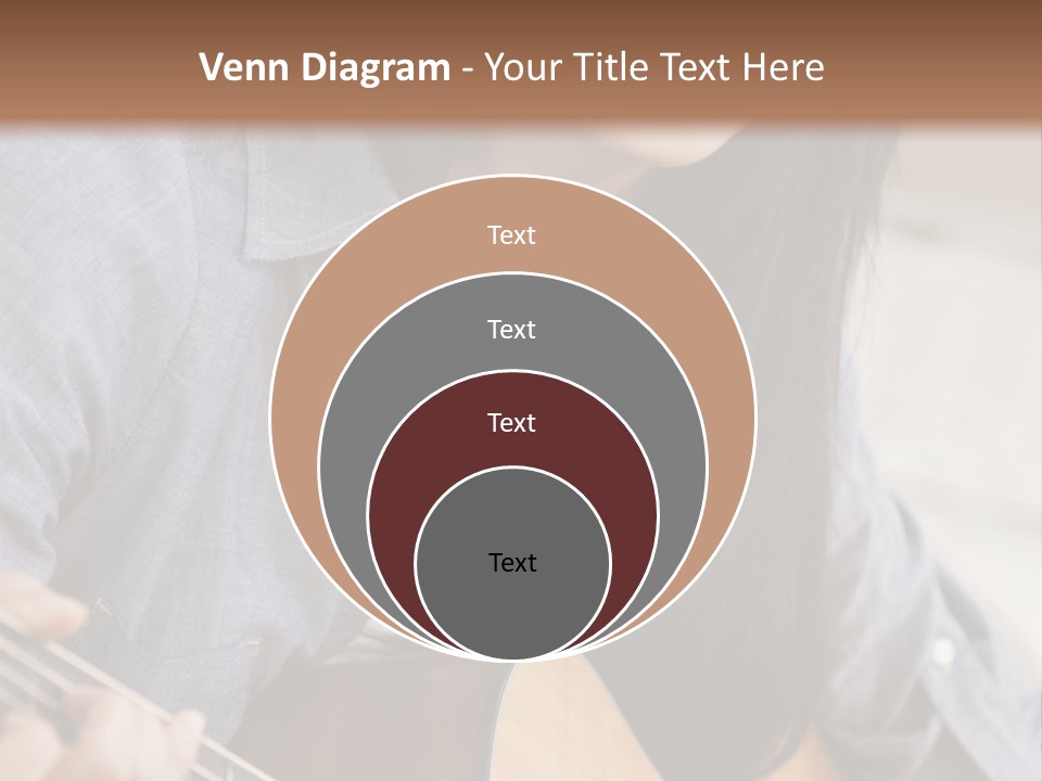 Twenties Guitar Dental PowerPoint Template