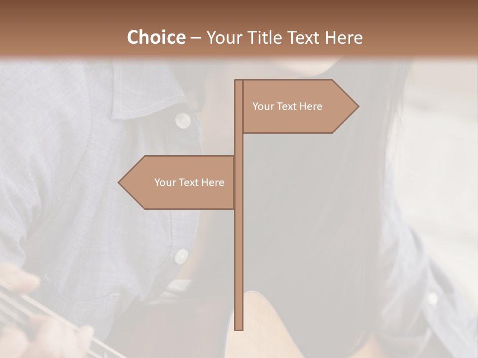 Twenties Guitar Dental PowerPoint Template