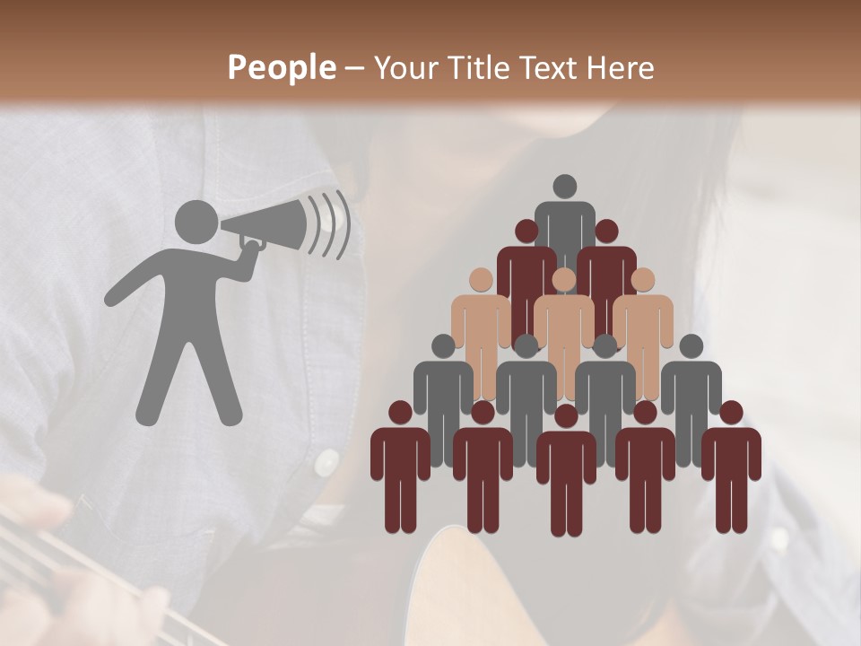 Twenties Guitar Dental PowerPoint Template