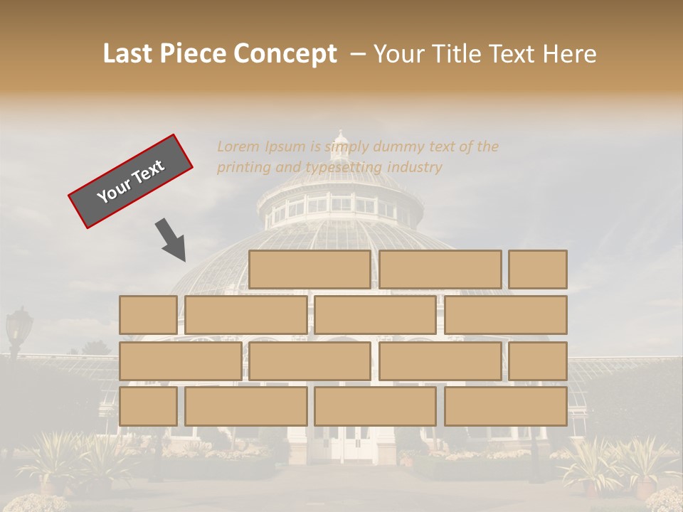 Architecture Shrub Historic PowerPoint Template