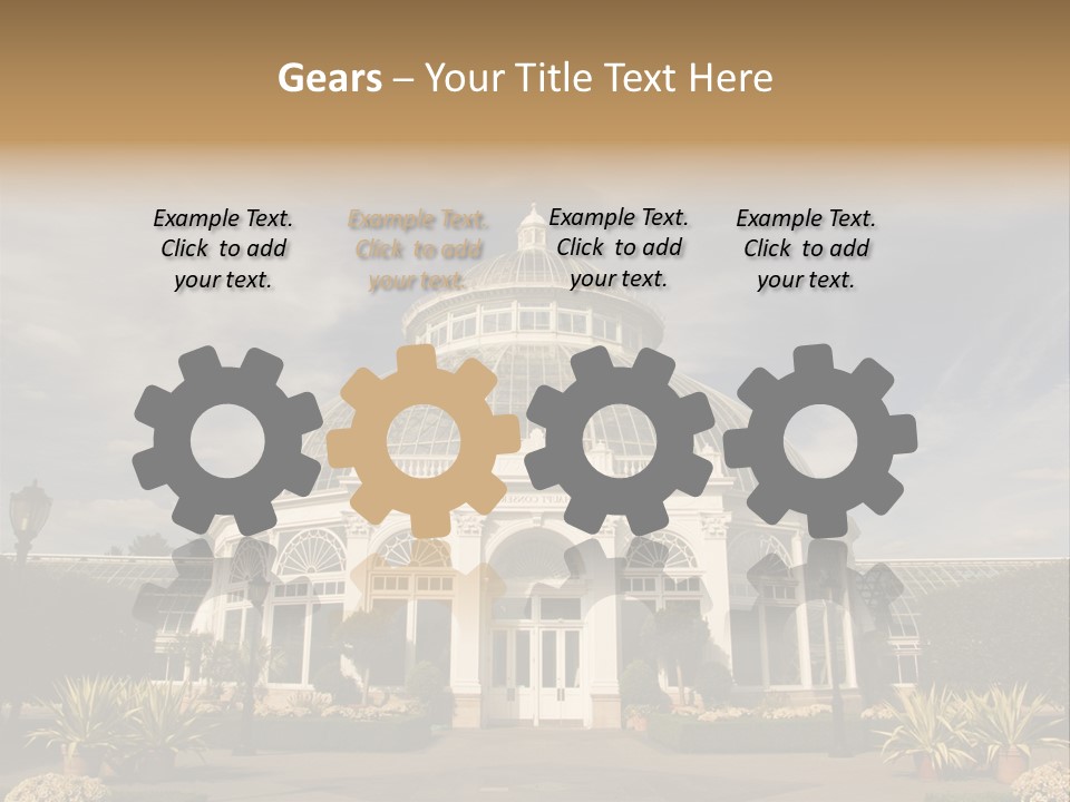 Architecture Shrub Historic PowerPoint Template