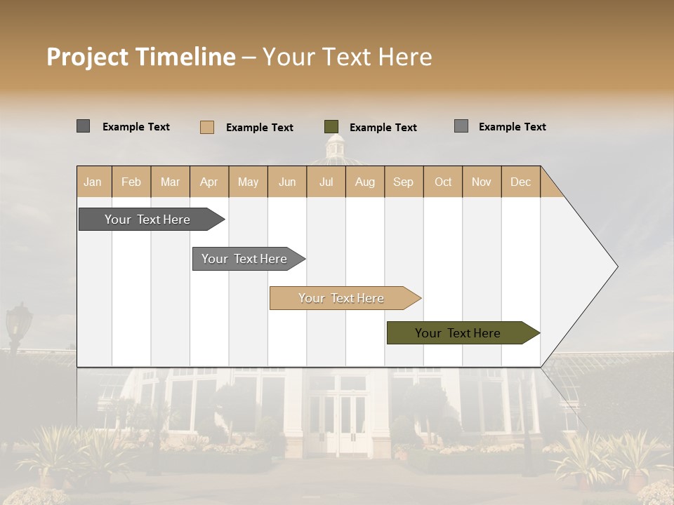 Architecture Shrub Historic PowerPoint Template