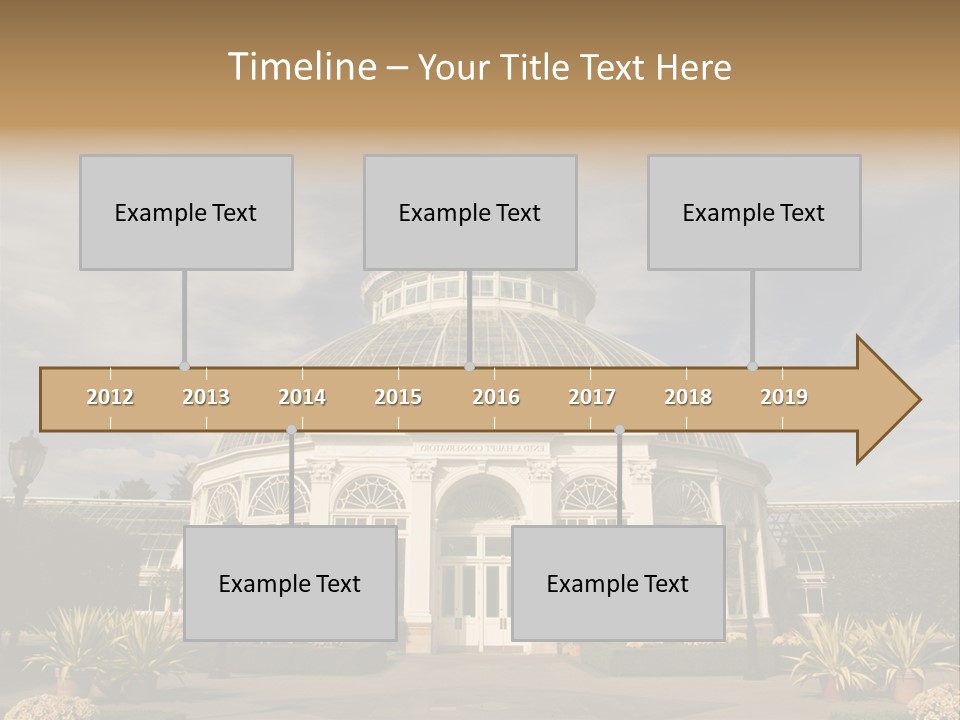Architecture Shrub Historic PowerPoint Template