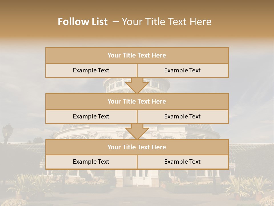 Architecture Shrub Historic PowerPoint Template