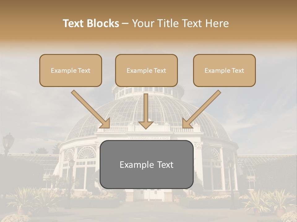 Architecture Shrub Historic PowerPoint Template