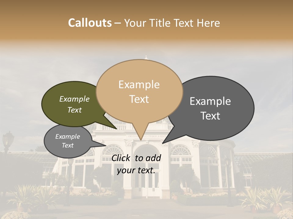 Architecture Shrub Historic PowerPoint Template