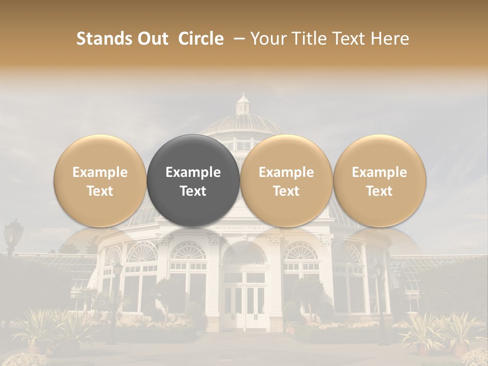 Architecture Shrub Historic PowerPoint Template