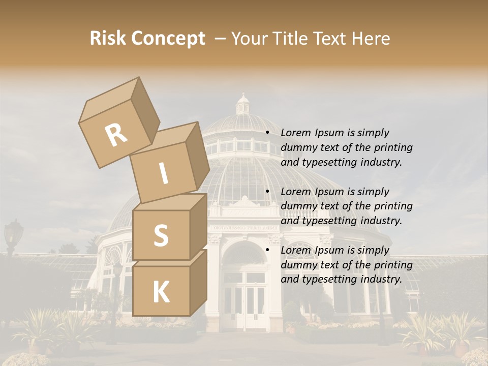 Architecture Shrub Historic PowerPoint Template