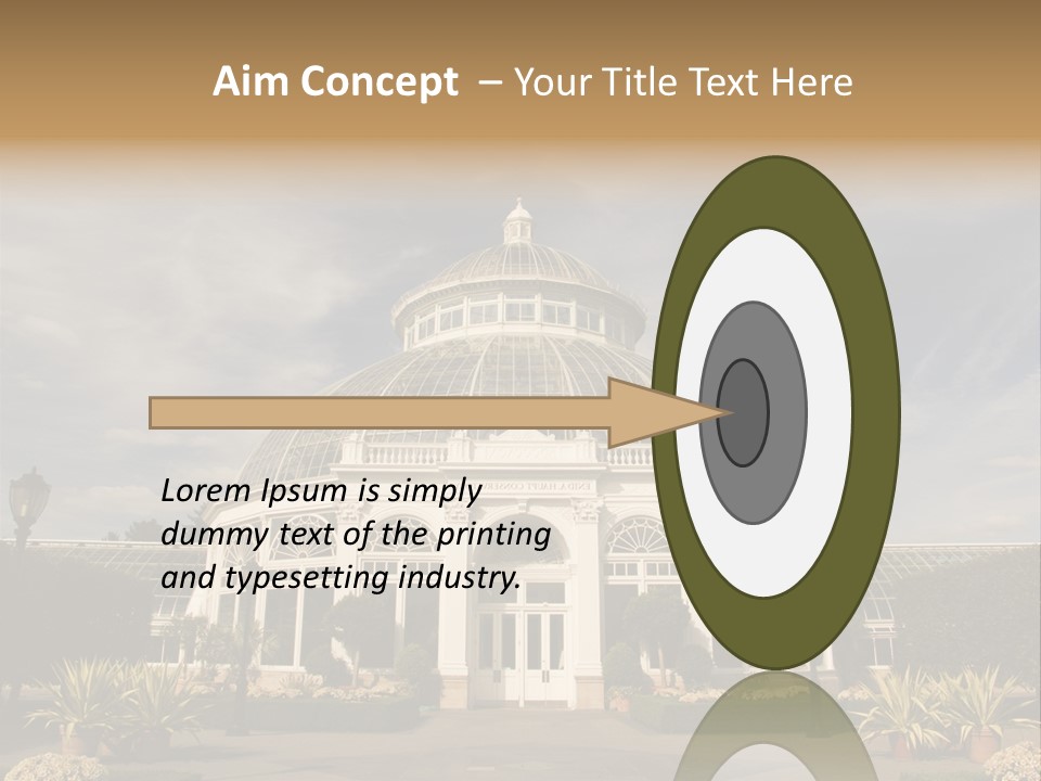 Architecture Shrub Historic PowerPoint Template