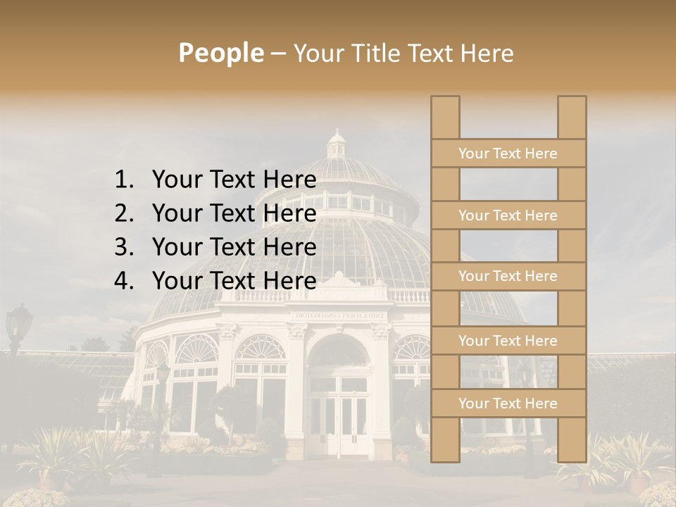 Architecture Shrub Historic PowerPoint Template