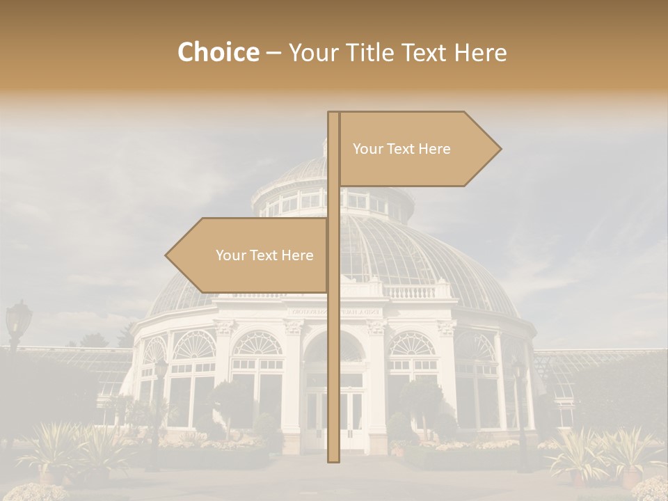 Architecture Shrub Historic PowerPoint Template