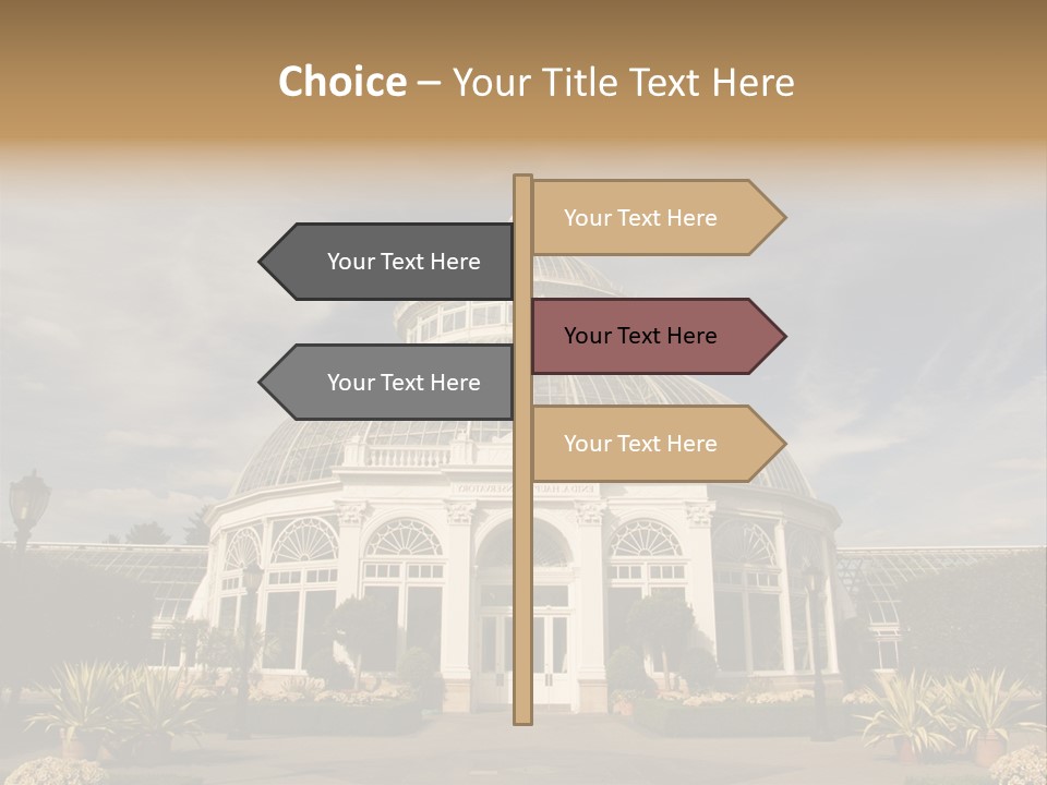 Architecture Shrub Historic PowerPoint Template