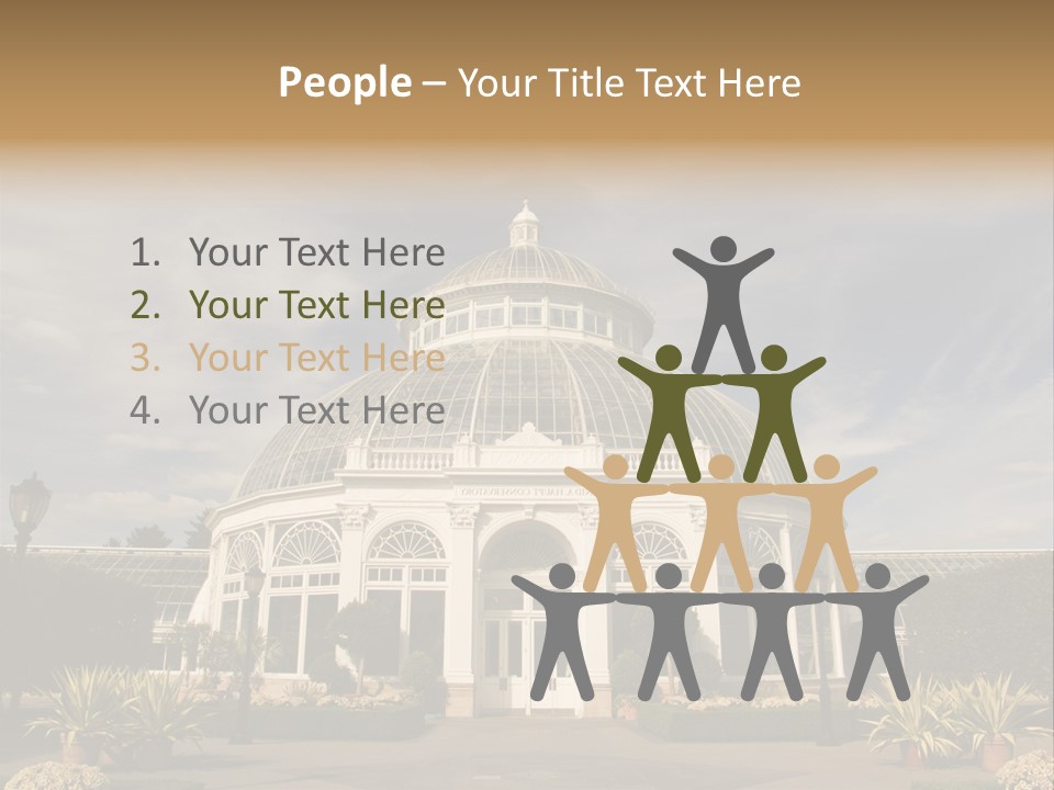 Architecture Shrub Historic PowerPoint Template