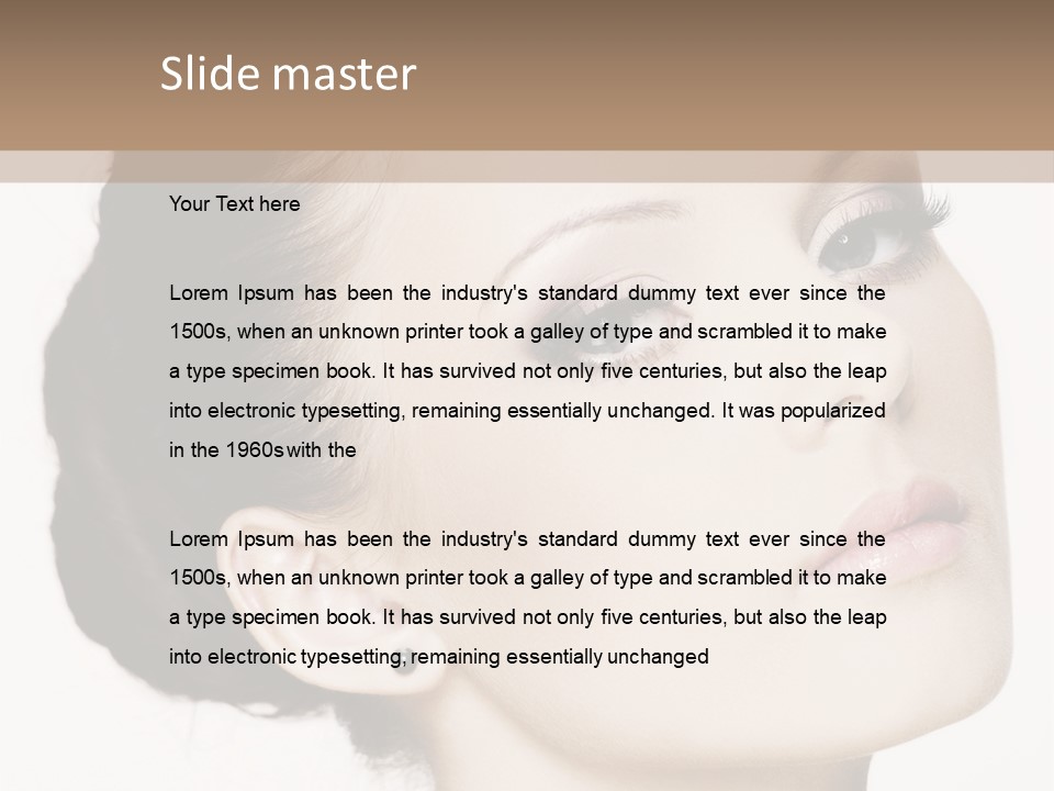 Clean Complexion Body PowerPoint Template