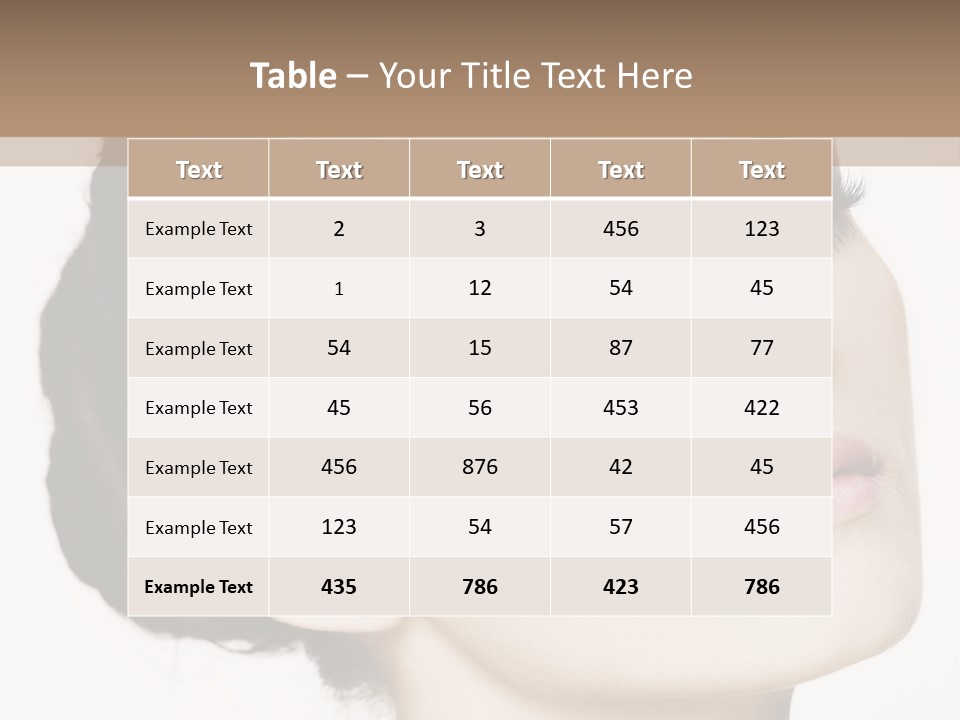 Clean Complexion Body PowerPoint Template