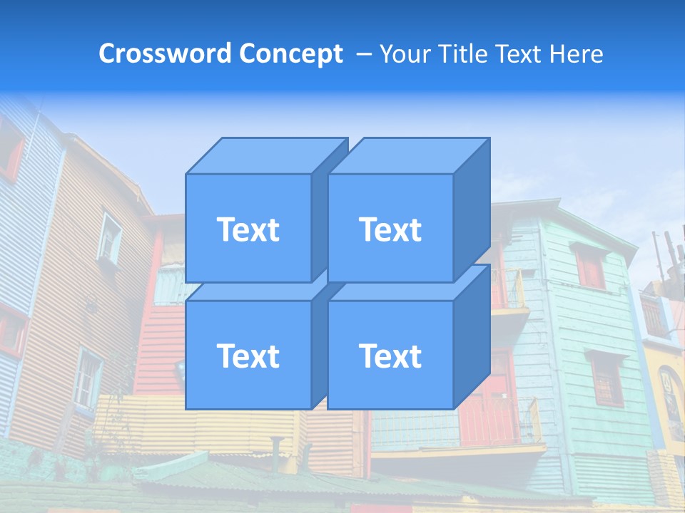 Colours Background Vintage PowerPoint Template
