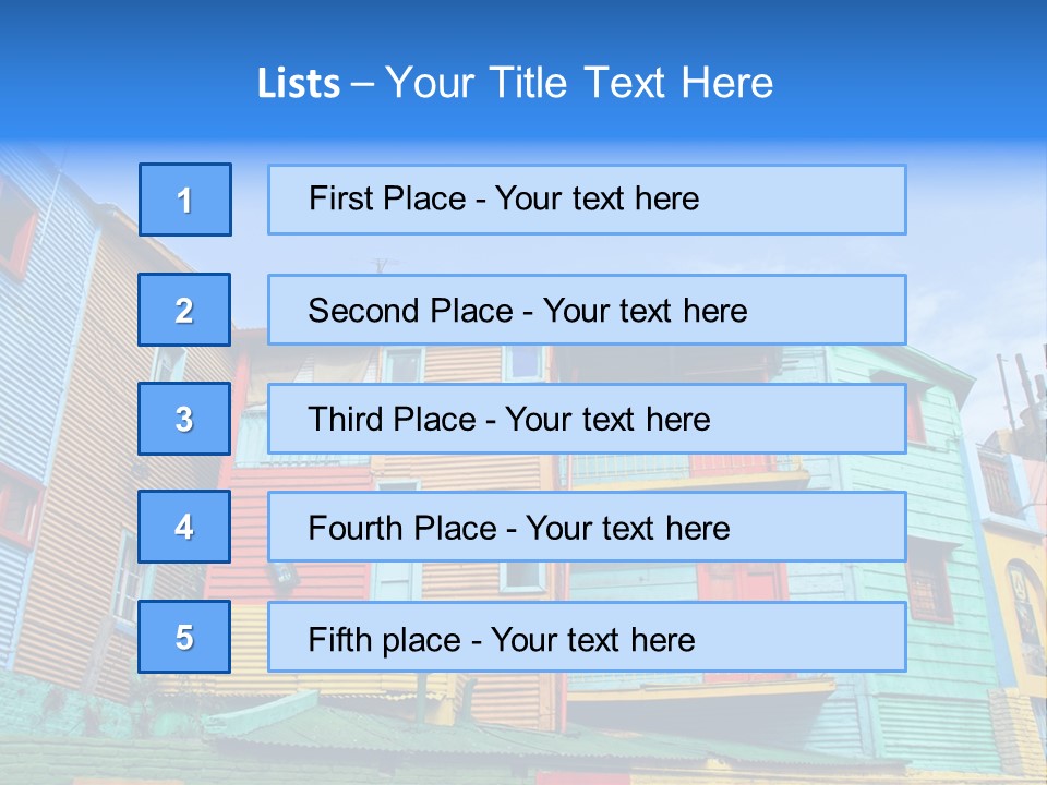 Colours Background Vintage PowerPoint Template