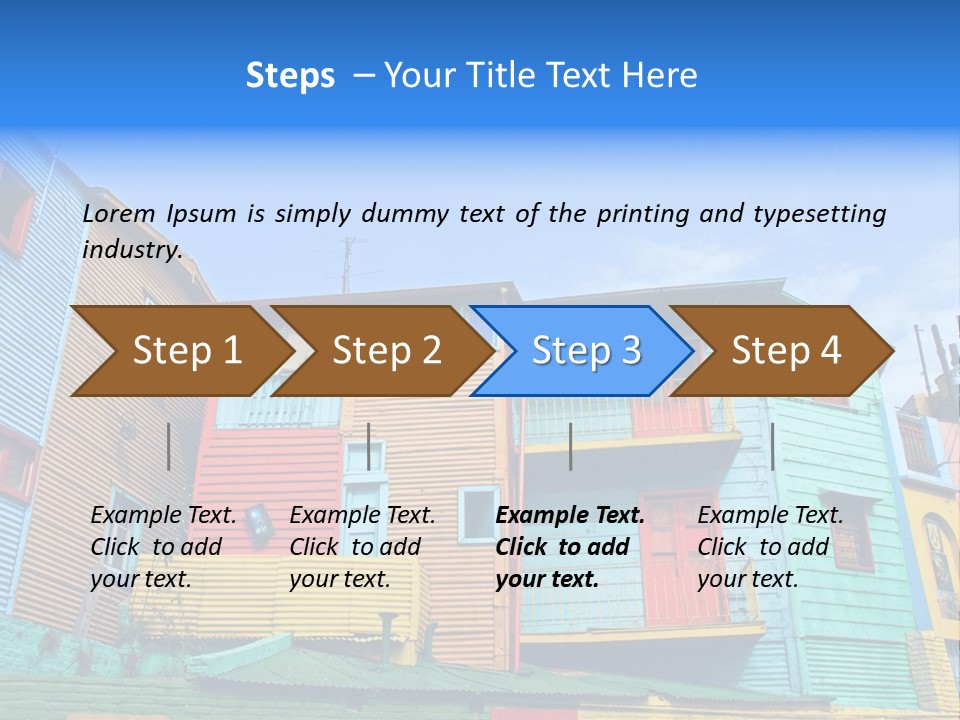 Colours Background Vintage PowerPoint Template