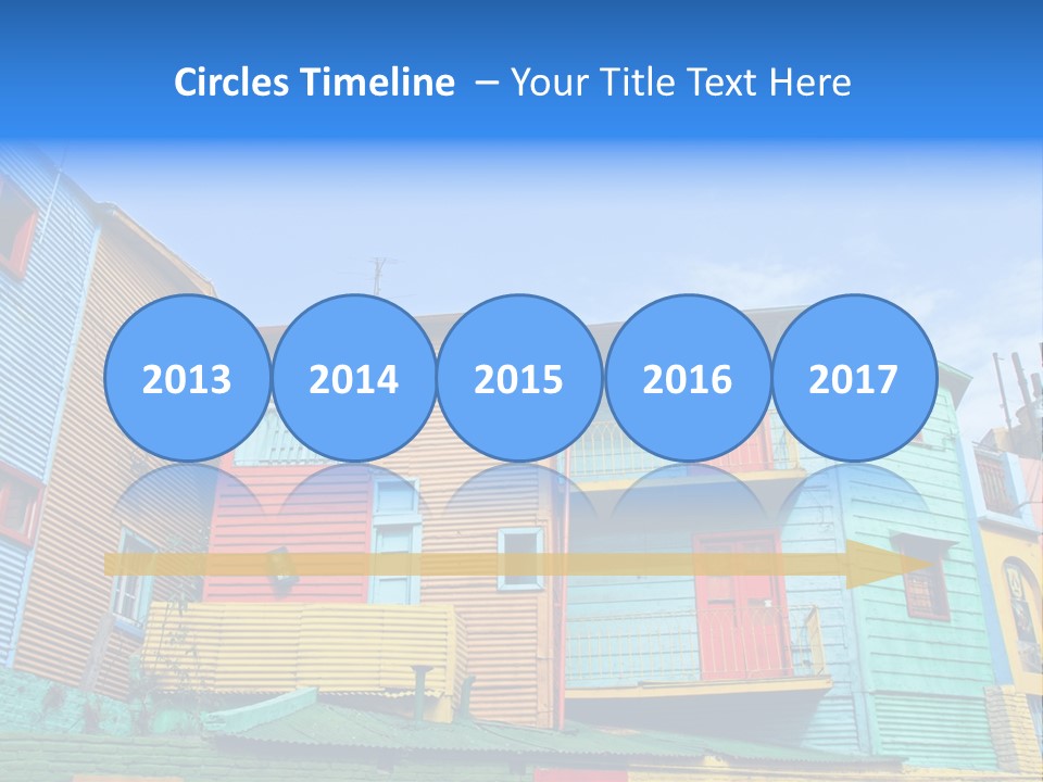 Colours Background Vintage PowerPoint Template