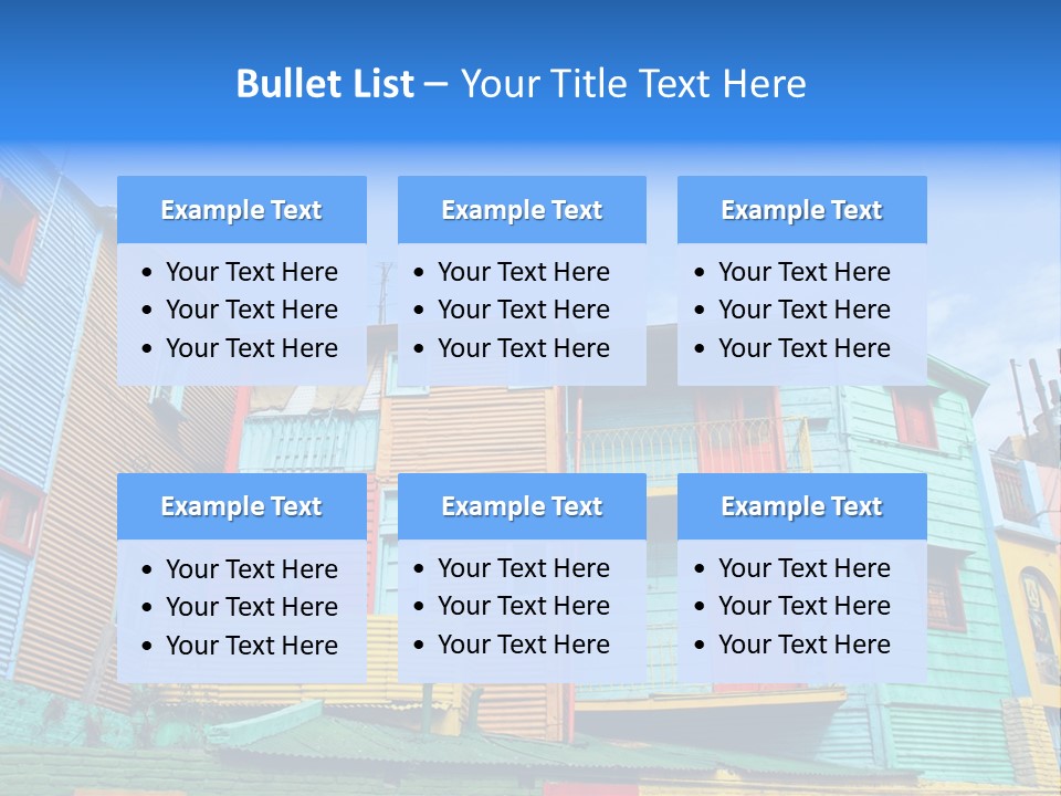 Colours Background Vintage PowerPoint Template