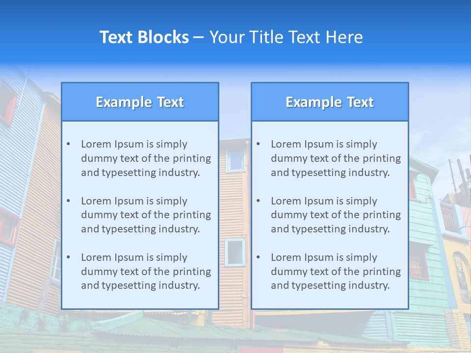 Colours Background Vintage PowerPoint Template