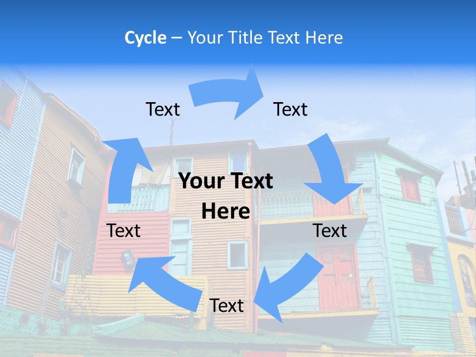 Colours Background Vintage PowerPoint Template