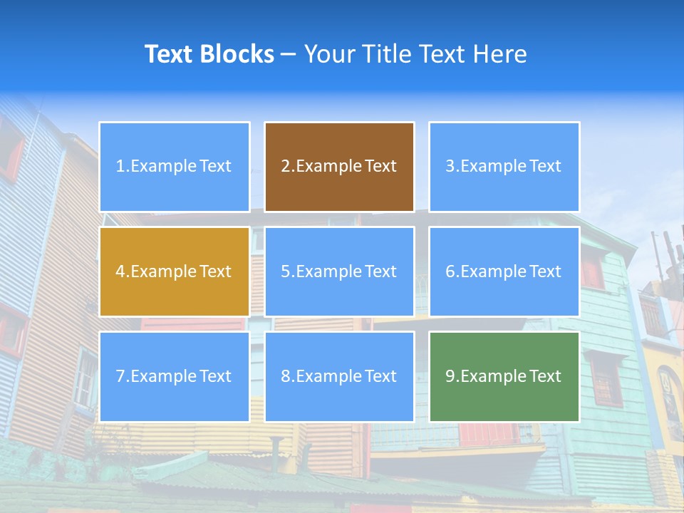 Colours Background Vintage PowerPoint Template