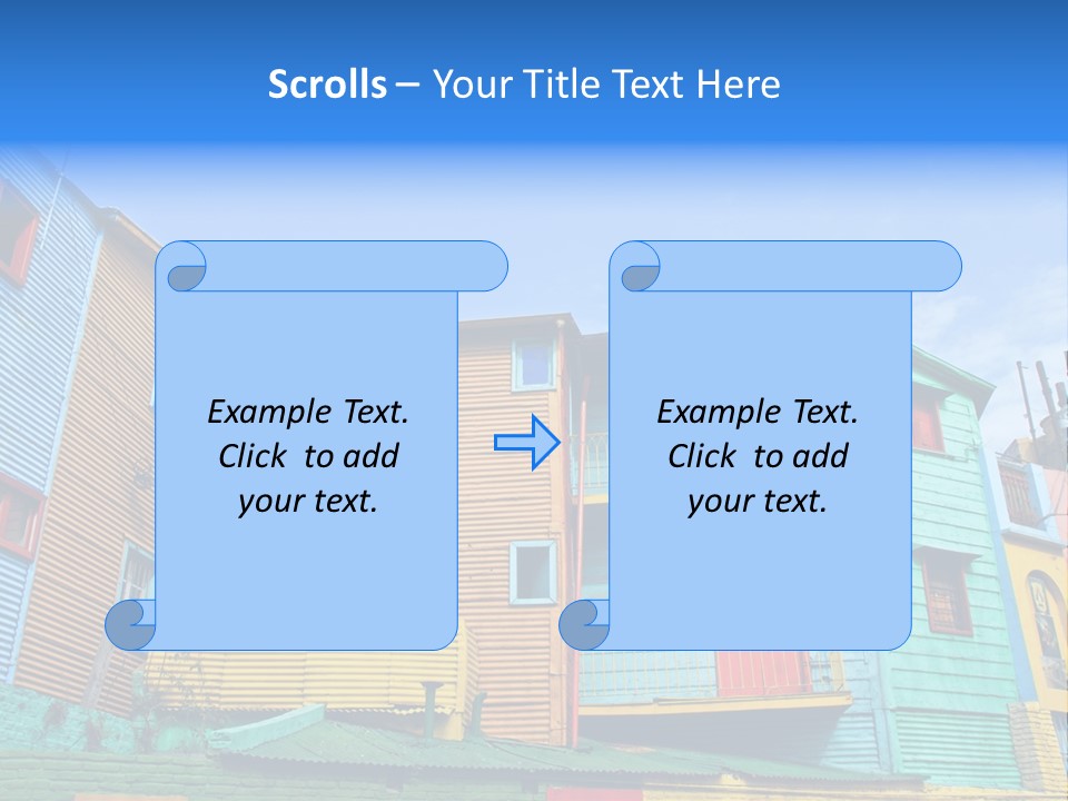 Colours Background Vintage PowerPoint Template