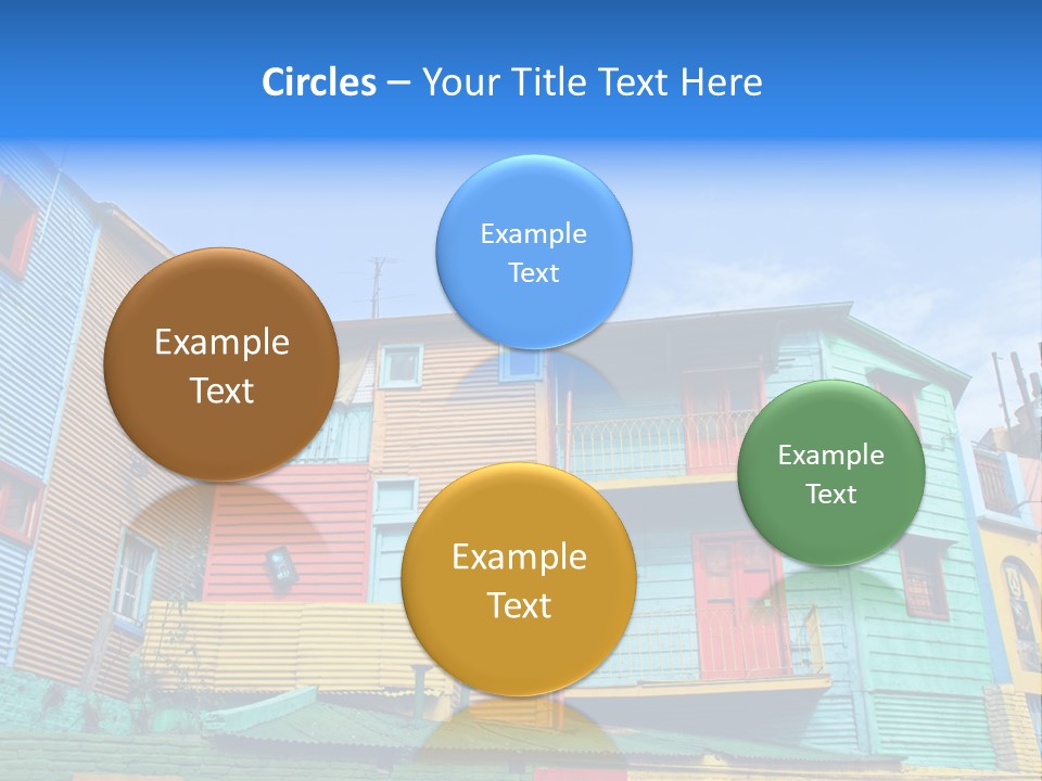 Colours Background Vintage PowerPoint Template